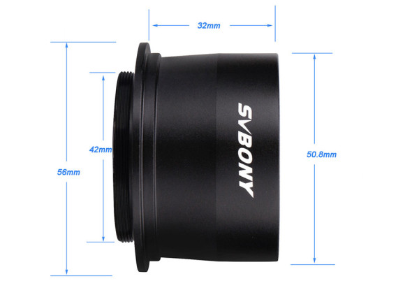 Адаптер SVBONY 2" к Т2 (М42х0,75)